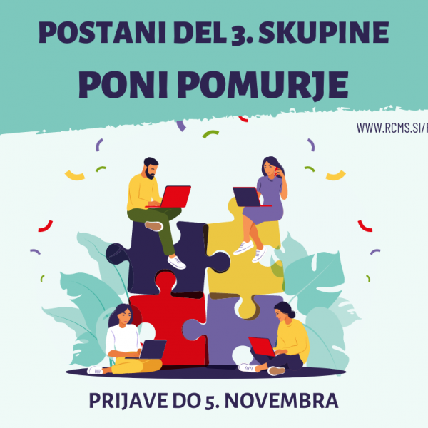 Pridruži se 3. skupini PONI Pomurje in razvij svojo poslovno idejo!
