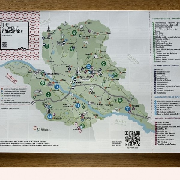 Nova izdaja turistične trganke The Slovenia Concierge Pomurje 2026