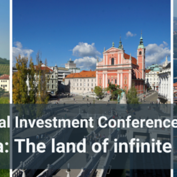 Virtualna investicijska konferenca “Slovenia: The land of infinite potential.”  